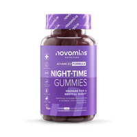 Night-Time Raspberry Flavoured 60 Gummies