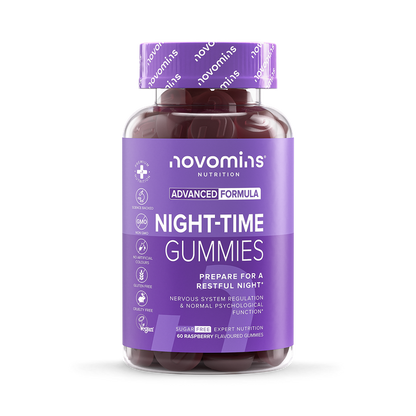 Night-Time Raspberry Flavoured 60 Gummies