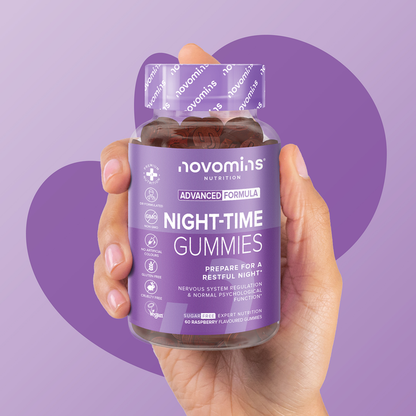 Night-Time Raspberry Flavoured 60 Gummies