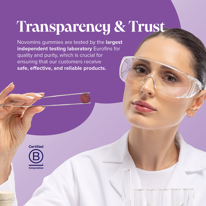 Night-Time Raspberry Flavoured 60 Gummies